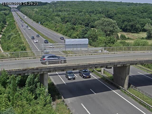Caméra autoroute France - A31, Zoufftgen direction Luxembourg-ville, à la frontière entre la France et le Luxembourg