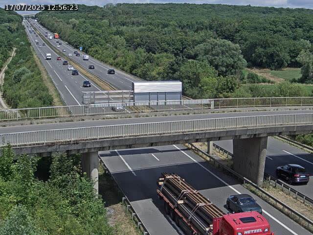 Caméra autoroute France - A31, Zoufftgen direction Luxembourg-ville, à la frontière entre la France et le Luxembourg