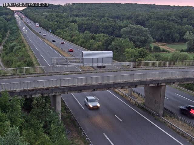 Caméra autoroute France - A31, Zoufftgen direction Luxembourg-ville, à la frontière entre la France et le Luxembourg