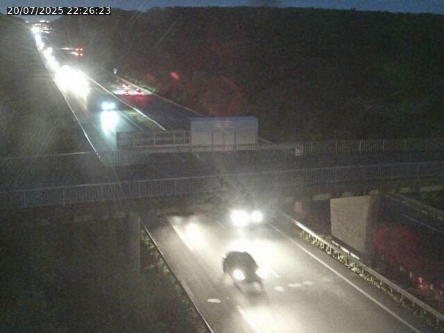 Caméra autoroute France - A31, Zoufftgen direction Luxembourg-ville, à la frontière entre la France et le Luxembourg