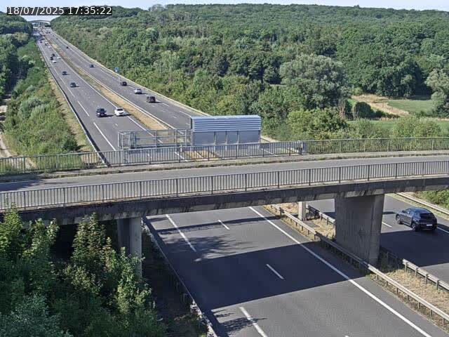 <h2>Caméra autoroute France - A31, Zoufftgen direction Luxembourg-ville, à la frontière entre la France et le Luxembourg</h2>