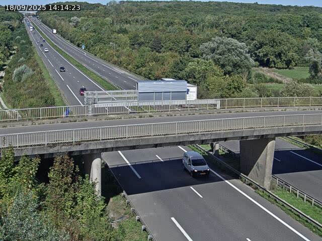 Caméra autoroute France - A31, Zoufftgen direction Luxembourg-ville, à la frontière entre la France et le Luxembourg