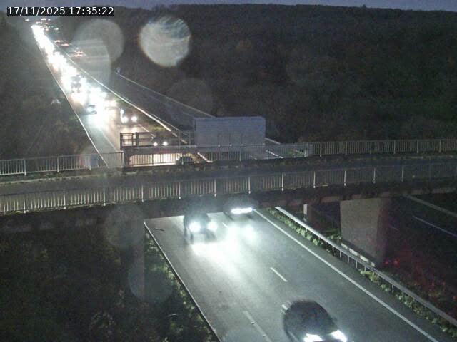 Caméra autoroute France - A31, Zoufftgen direction Luxembourg-ville, à la frontière entre la France et le Luxembourg