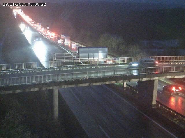 Caméra autoroute France - A31, Zoufftgen direction Luxembourg-ville, à la frontière entre la France et le Luxembourg