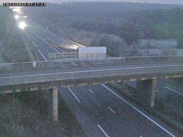 Caméra autoroute France - A31, Zoufftgen direction Luxembourg-ville, à la frontière entre la France et le Luxembourg