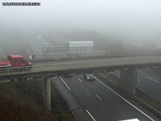 Caméra autoroute France - A31, Zoufftgen direction Luxembourg-ville, à la frontière entre la France et le Luxembourg