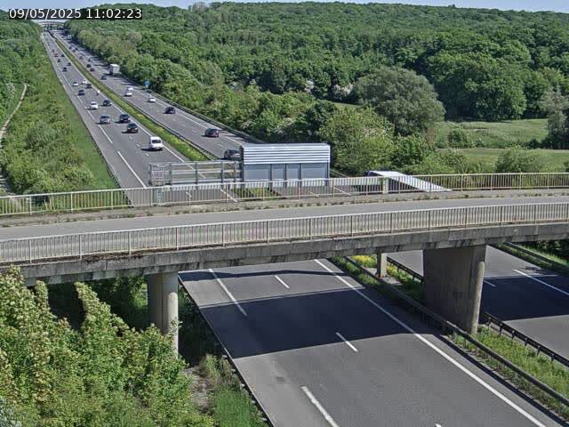 Caméra autoroute France - A31, Zoufftgen direction Luxembourg-ville, à la frontière entre la France et le Luxembourg