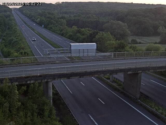 <h2>Caméra autoroute France - A31, Zoufftgen direction Luxembourg-ville, à la frontière entre la France et le Luxembourg</h2>