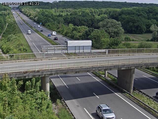 Caméra autoroute France - A31, Zoufftgen direction Luxembourg-ville, à la frontière entre la France et le Luxembourg