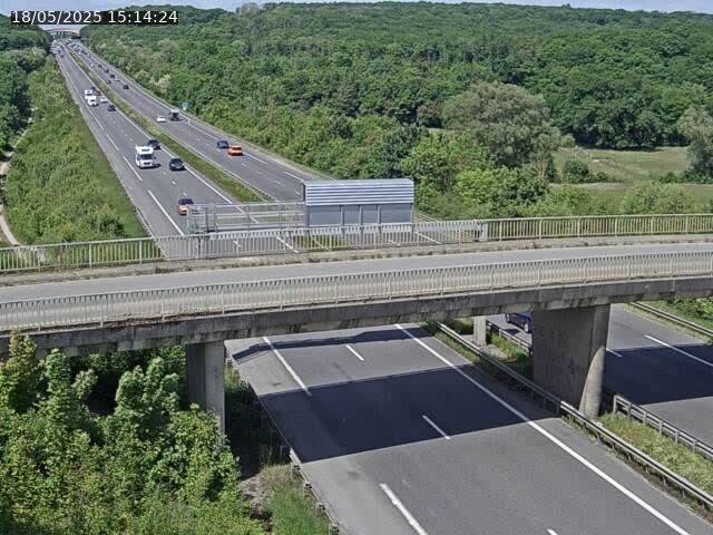 <h2>Caméra autoroute France - A31, Zoufftgen direction Luxembourg-ville, à la frontière entre la France et le Luxembourg</h2>