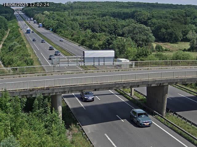 Caméra autoroute France - A31, Zoufftgen direction Luxembourg-ville, à la frontière entre la France et le Luxembourg