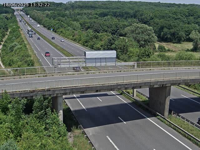 Caméra autoroute France - A31, Zoufftgen direction Luxembourg-ville, à la frontière entre la France et le Luxembourg