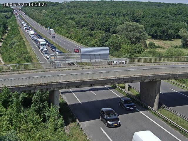 Caméra autoroute France - A31, Zoufftgen direction Luxembourg-ville, à la frontière entre la France et le Luxembourg