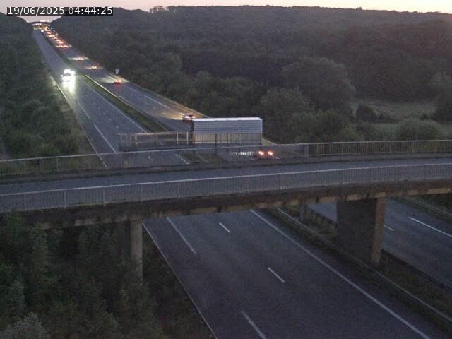 Caméra autoroute France - A31, Zoufftgen direction Luxembourg-ville, à la frontière entre la France et le Luxembourg