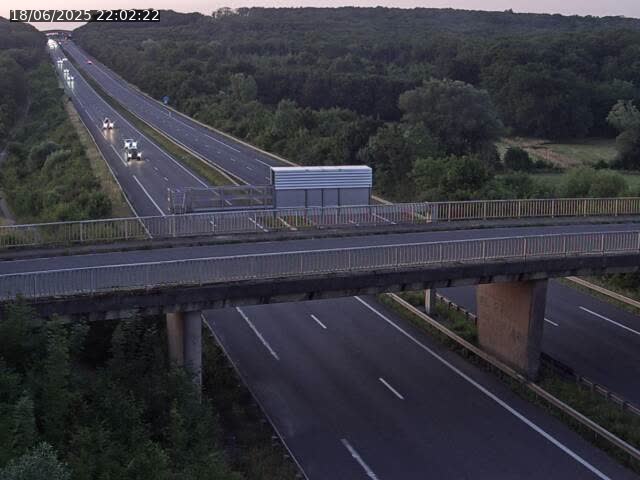 Caméra autoroute France - A31, Zoufftgen direction Luxembourg-ville, à la frontière entre la France et le Luxembourg