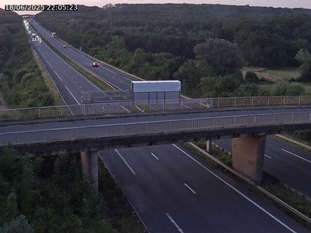 Caméra autoroute France - A31, Zoufftgen direction Luxembourg-ville, à la frontière entre la France et le Luxembourg
