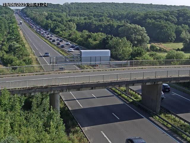 Caméra autoroute France - A31, Zoufftgen direction Luxembourg-ville, à la frontière entre la France et le Luxembourg