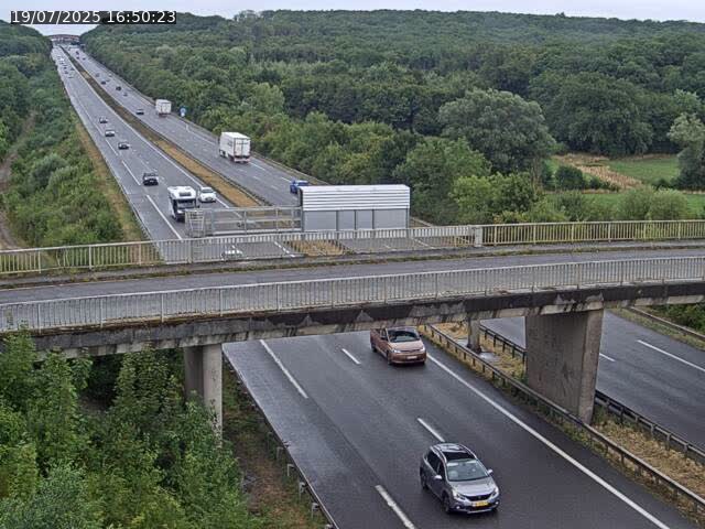Caméra autoroute France - A31, Zoufftgen direction Luxembourg-ville, à la frontière entre la France et le Luxembourg