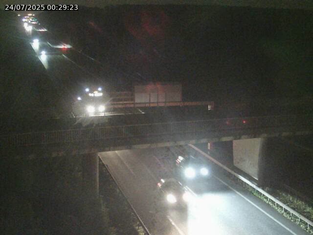 Caméra autoroute France - A31, Zoufftgen direction Luxembourg-ville, à la frontière entre la France et le Luxembourg