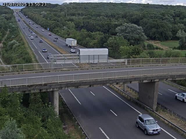 Caméra autoroute France - A31, Zoufftgen direction Luxembourg-ville, à la frontière entre la France et le Luxembourg