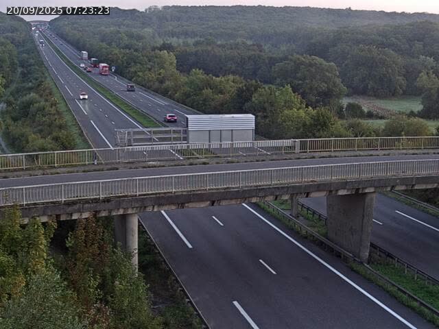 <h2>Caméra autoroute France - A31, Zoufftgen direction Luxembourg-ville, à la frontière entre la France et le Luxembourg</h2>