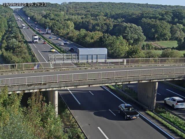 Caméra autoroute France - A31, Zoufftgen direction Luxembourg-ville, à la frontière entre la France et le Luxembourg