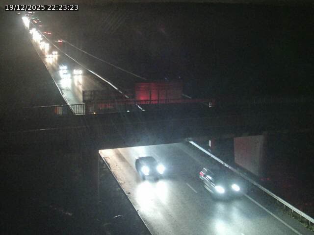 Caméra autoroute France - A31, Zoufftgen direction Luxembourg-ville, à la frontière entre la France et le Luxembourg