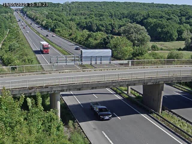 <h2>Caméra autoroute France - A31, Zoufftgen direction Luxembourg-ville, à la frontière entre la France et le Luxembourg</h2>