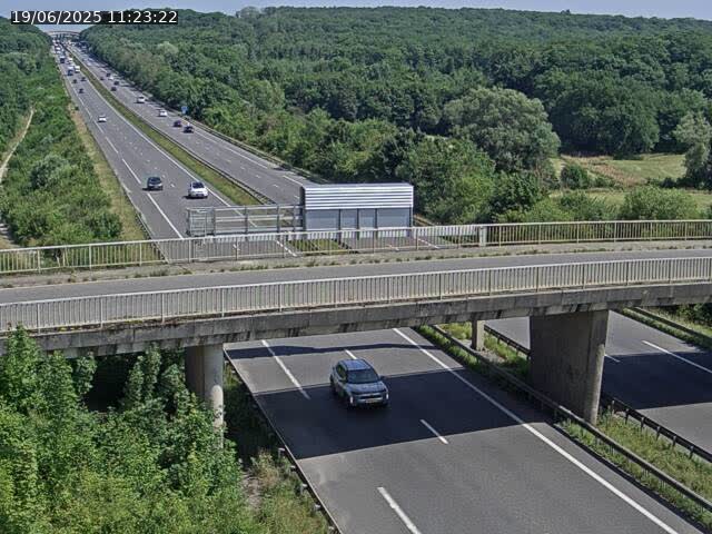 Caméra autoroute France - A31, Zoufftgen direction Luxembourg-ville, à la frontière entre la France et le Luxembourg