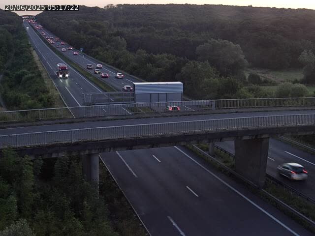 <h2>Caméra autoroute France - A31, Zoufftgen direction Luxembourg-ville, à la frontière entre la France et le Luxembourg</h2>