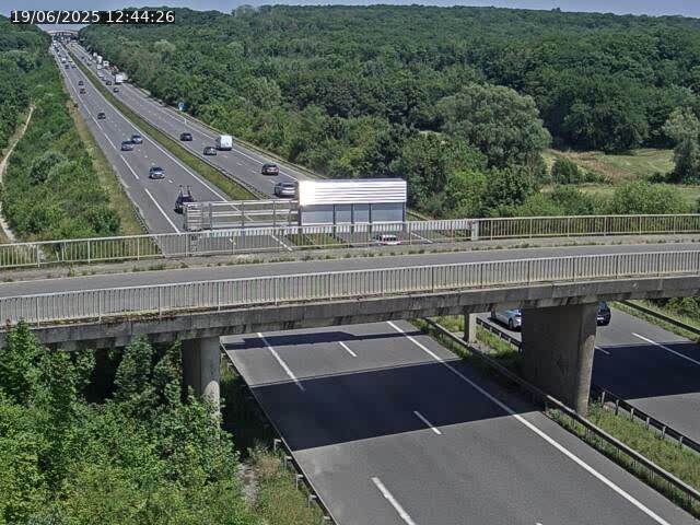 Caméra autoroute France - A31, Zoufftgen direction Luxembourg-ville, à la frontière entre la France et le Luxembourg