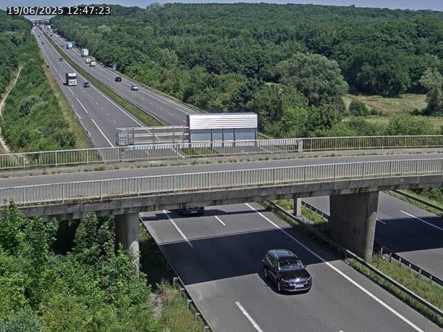 Caméra autoroute France - A31, Zoufftgen direction Luxembourg-ville, à la frontière entre la France et le Luxembourg