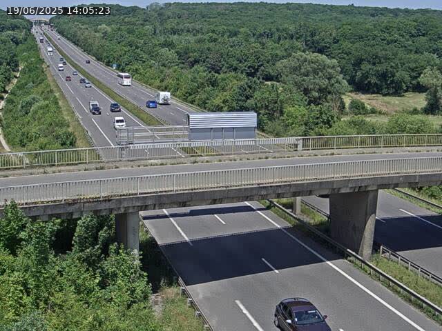 Caméra autoroute France - A31, Zoufftgen direction Luxembourg-ville, à la frontière entre la France et le Luxembourg