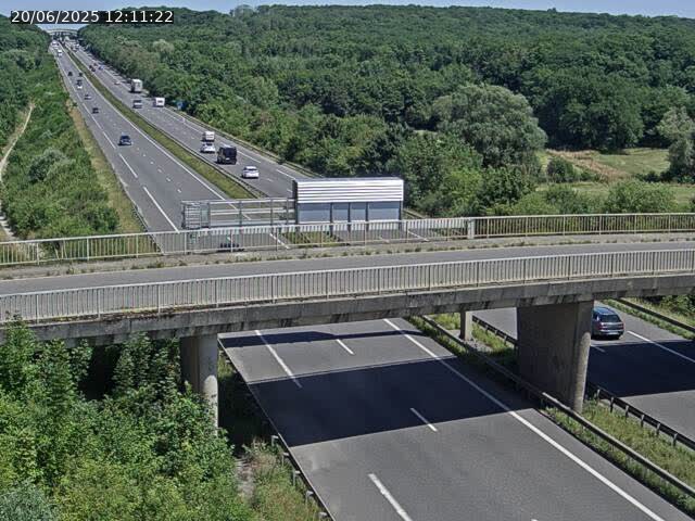 Caméra autoroute France - A31, Zoufftgen direction Luxembourg-ville, à la frontière entre la France et le Luxembourg