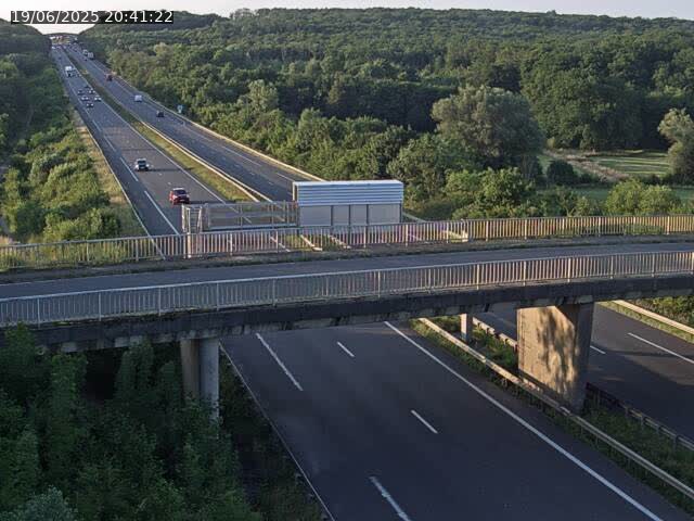 Caméra autoroute France - A31, Zoufftgen direction Luxembourg-ville, à la frontière entre la France et le Luxembourg