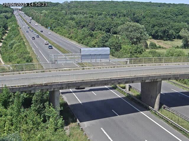 Caméra autoroute France - A31, Zoufftgen direction Luxembourg-ville, à la frontière entre la France et le Luxembourg