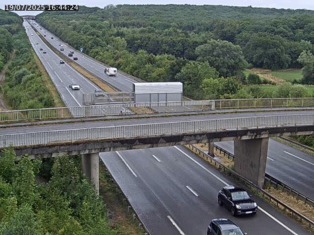 Caméra autoroute France - A31, Zoufftgen direction Luxembourg-ville, à la frontière entre la France et le Luxembourg