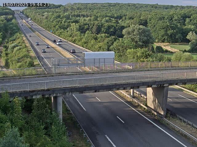 Caméra autoroute France - A31, Zoufftgen direction Luxembourg-ville, à la frontière entre la France et le Luxembourg
