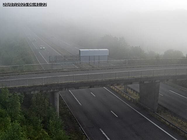 Caméra autoroute France - A31, Zoufftgen direction Luxembourg-ville, à la frontière entre la France et le Luxembourg