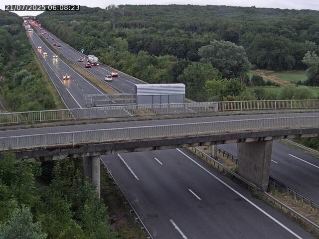 Caméra autoroute France - A31, Zoufftgen direction Luxembourg-ville, à la frontière entre la France et le Luxembourg