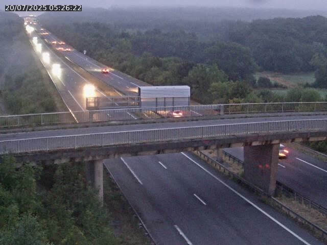 Caméra autoroute France - A31, Zoufftgen direction Luxembourg-ville, à la frontière entre la France et le Luxembourg