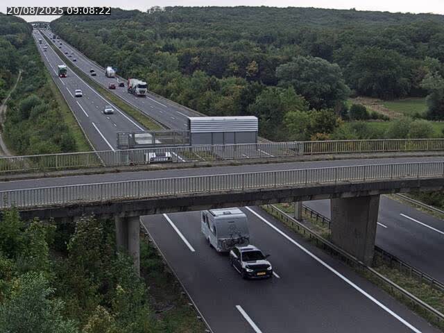 Caméra autoroute France - A31, Zoufftgen direction Luxembourg-ville, à la frontière entre la France et le Luxembourg