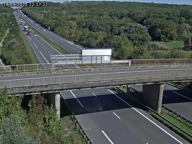 Caméra autoroute France - A31, Zoufftgen direction Luxembourg-ville, à la frontière entre la France et le Luxembourg