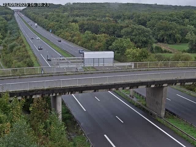Caméra autoroute France - A31, Zoufftgen direction Luxembourg-ville, à la frontière entre la France et le Luxembourg