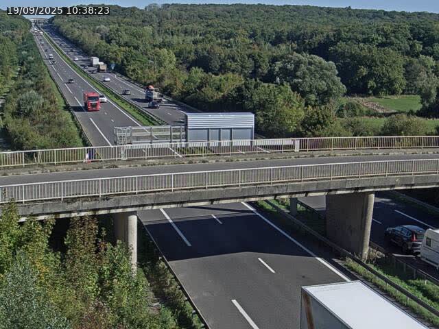 <h2>Caméra autoroute France - A31, Zoufftgen direction Luxembourg-ville, à la frontière entre la France et le Luxembourg</h2>