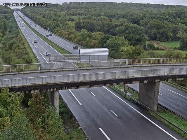Caméra autoroute France - A31, Zoufftgen direction Luxembourg-ville, à la frontière entre la France et le Luxembourg
