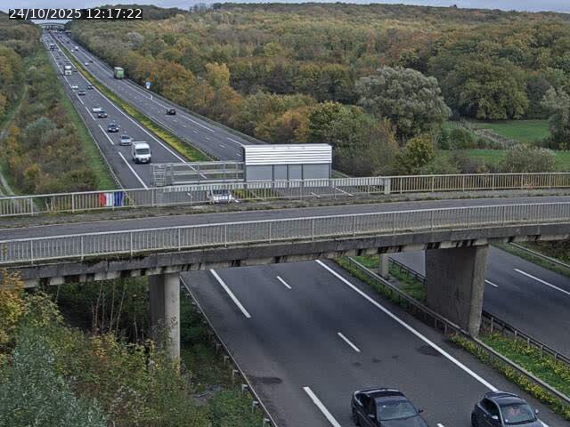 <h2>Caméra autoroute France - A31, Zoufftgen direction Luxembourg-ville, à la frontière entre la France et le Luxembourg</h2>