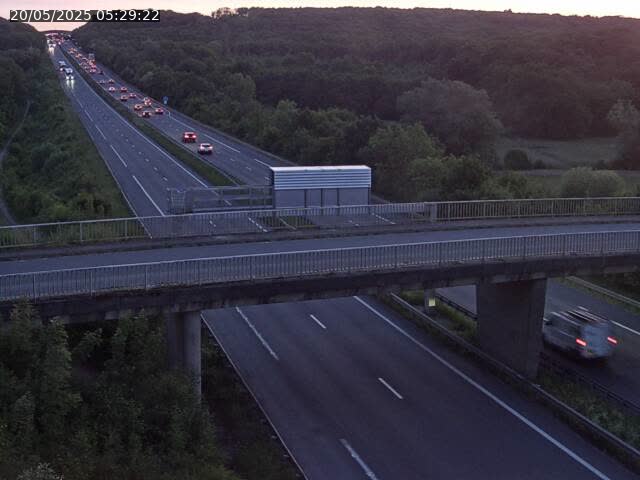 <h2>Caméra autoroute France - A31, Zoufftgen direction Luxembourg-ville, à la frontière entre la France et le Luxembourg</h2>