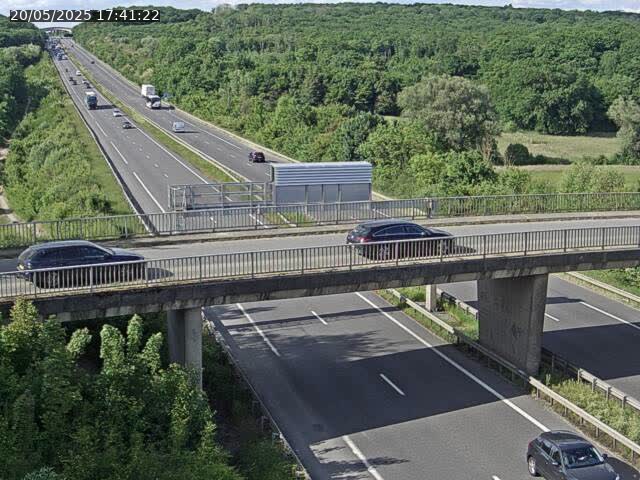 <h2>Caméra autoroute France - A31, Zoufftgen direction Luxembourg-ville, à la frontière entre la France et le Luxembourg</h2>