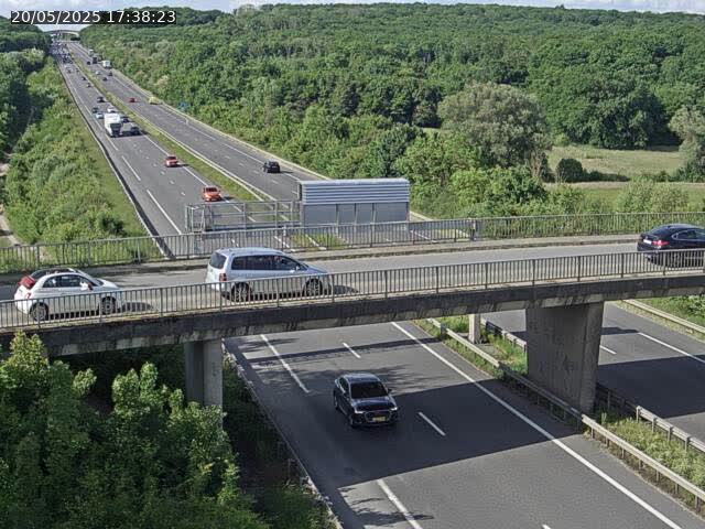 Caméra autoroute France - A31, Zoufftgen direction Luxembourg-ville, à la frontière entre la France et le Luxembourg